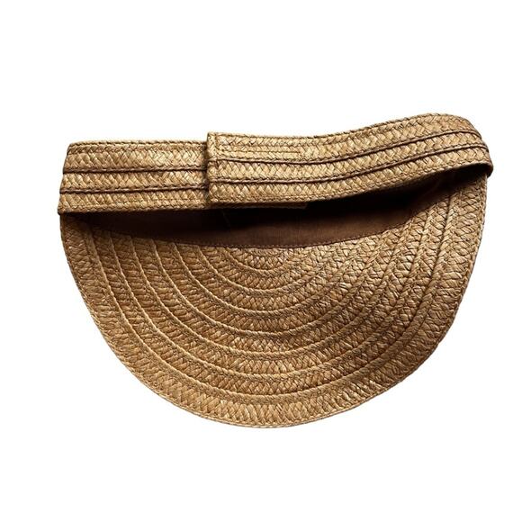 Madewell Tan Straw Visor - Picture 2 of 5